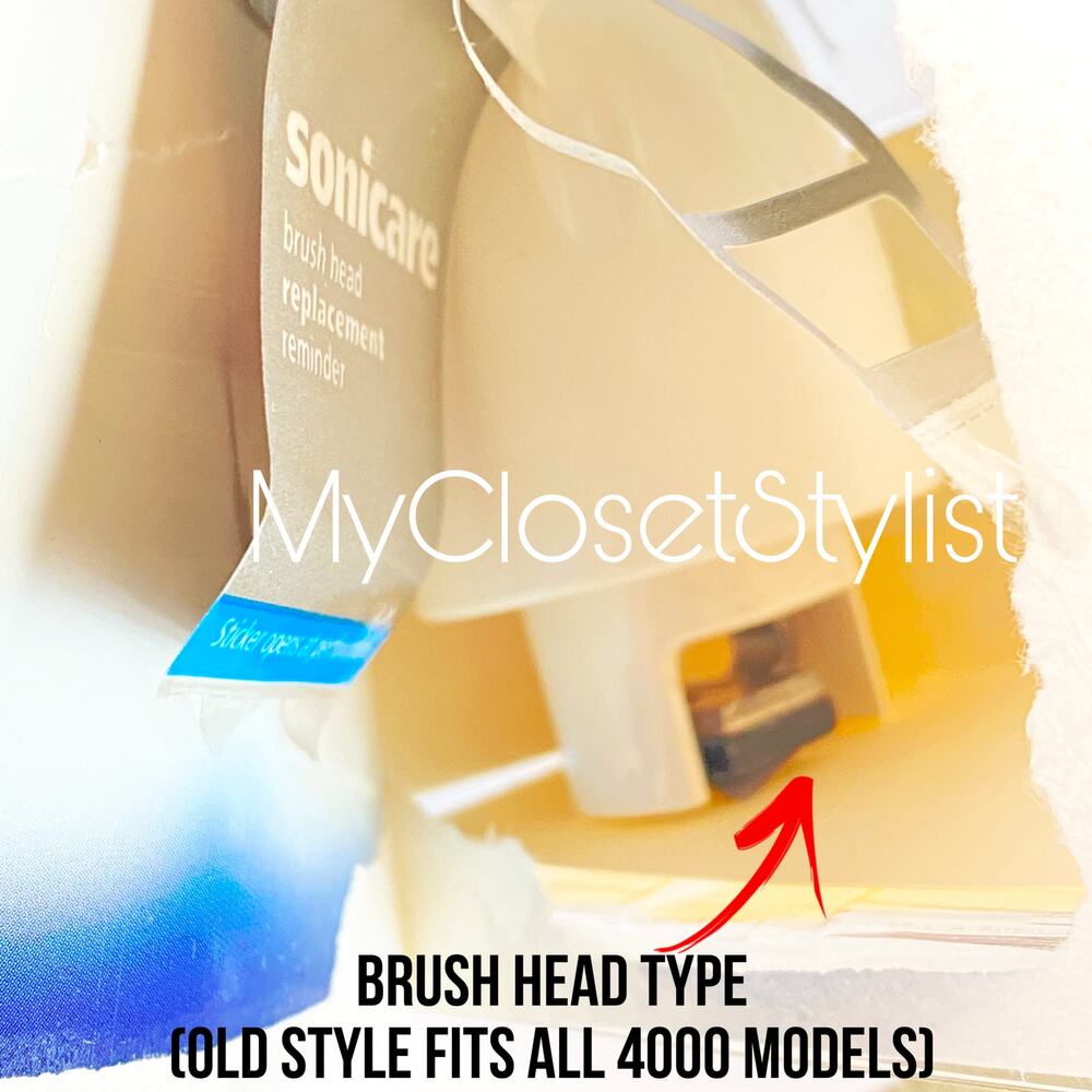 Philips Sonicare Replacement brush head NEW! older model 4000 PS QP PL CL SE PR - Picture 3 of 6